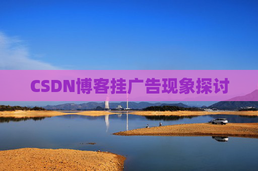 CSDN博客挂广告现象探讨